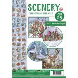 POS10015 Push Out book Scenery 15 - Christmas Miracle