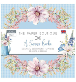 PB1250 Paperpad 12.7 x 12.7cm A Summer Garden - The Paper Boutique