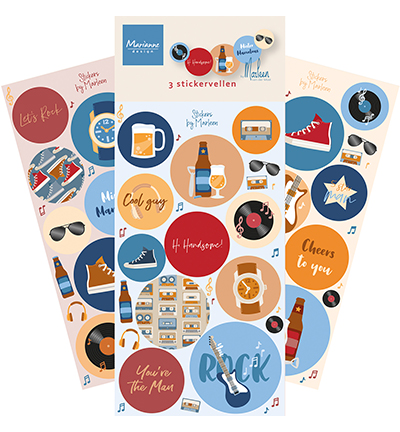 CA3205 - Stickers, Hi Handsome! by Marleen