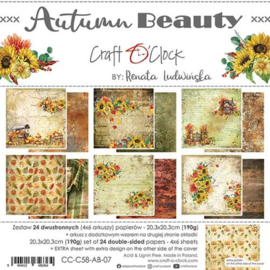 Craft O Clock Paper Pack 20x20 cm Autumn Beauty