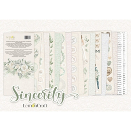 Lemoncraft - Paperpad - Elements For Fussy Cutting - 15.2 x 30.5 cm - Sincerity
