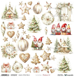 Scrap And Me  - Rustic Christmas  - Cutting Sheet 30.5 x 30.5 cm - Christmas 22 - PAKKETPOST!!!