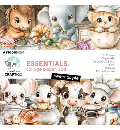 CCL-ES-CPP382 - Collage Paper Pad Sweet as pie Essentials nr.382