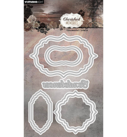 SL-CM-CD944 - Ornamental labels Cherished Memories nr.944