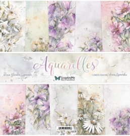 Scrap And Me - Aquarelles - Paperpad 30.5 x 30.5 cm - PAKKETPOST