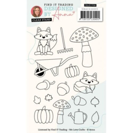 DBACS10005 Designed by Anna - Mix and Match Clear Stamps - Felix Fox