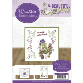 CB10025 Creative Embrodery - Beautiful Garden - Marieke Design