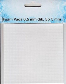 11.03.11.015 -  Foam Pads 0,5 dik - 5x5mm