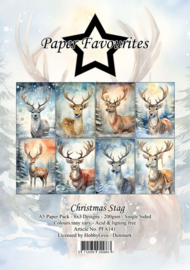 PFA141 Paper Favourites - Paperpad A5 - Christmas Stag