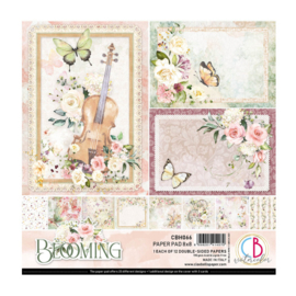 CBH066 BLOOMING PAPER PAD 8"X8" 12/PKG
