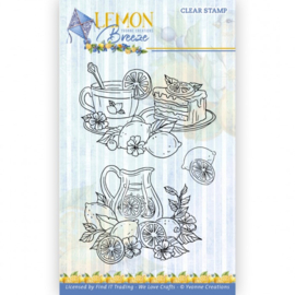 YCCS10086 Clear Stamps - Yvonne Creations - Lemon Breeze - Lemon Drinks