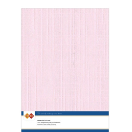 15 Light Pink - Linnen Karton A4 - 10 stuks - 240 gram - Card Deco