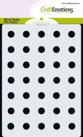 185070/4427 CraftEmotions MM Mix stencil design cirkel 9mm A6