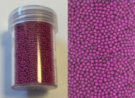 Mini parels zonder gat 0.8-1.0mm 22 gram - Fuchsia