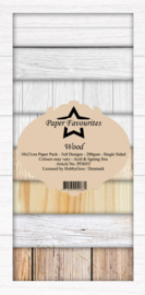 PFS055 Paperpack Wood - 10x21cm - Paper Favourites