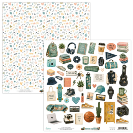 MT-TSP-09 12 x 12 Elements Paper - Teen Spirit - PAKKETPOST!