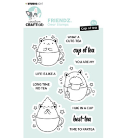 CCL-FR-STAMP553 - Cup of tea Friendz nr.553