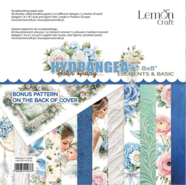 03 LemonCraft - Dear Diary - Hydrangea - Paper Pad 20.3x20.3 cm - Elements