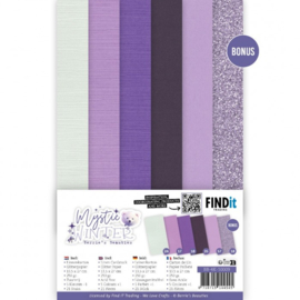 BB-4K-10009 Linen Cardstock Pack - Berries Beauties - Mystic Winter - 4K