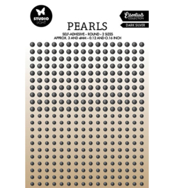 SL-ES-PEARL29 - Dark silver pearls Essentials nr.29