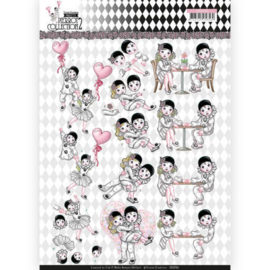 CD11254 Knipvel A4 - Preety Pierrot 2 - Yvonne Creations