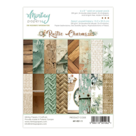 Paperpad 15x20cm Rustic Charm - Mintay