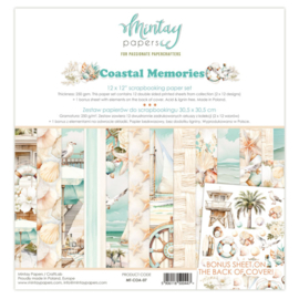 Paperpad 30.5 x 30.5 cm COASTAL MEMORIES - Mintay - PAKKETPOST!