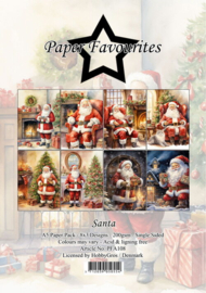 Paper Favourites - Paperpad - A5 - Santa - PFA108