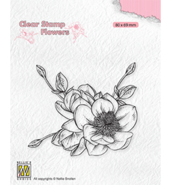 FLO030 - Magnolia flower - Nellie Snellen