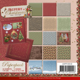 ADPP10040 Paperpad  - History of Christmas - Amy Design
