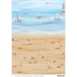 BGS10032 Basispapier A4 - Maritime - Amy Design