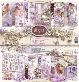 My CrafTime / Margaret Paper Design - Paperpad 30,5 x 30,5 cm - Violet Whisper - PAKKETPOST!