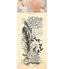 JMA-WYS-STAMP208 - Hydrangea & quill Write Your Story nr.208