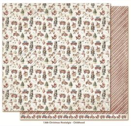 1368 Scrappapier Dubbelzijdig - Christmas Nostalgia - Maja Design - PAKKETPOST!