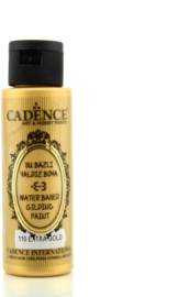 110 Cadence Gilding Acrylverf Metallic 70 ml Extra Gold - PAKKETPOST!!!