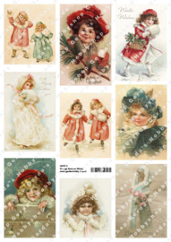 GH3066 Vintage vel - Winter/Kerst - Gerda's Hobbyshop