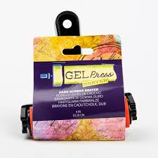 GEL10820 Gel Press • Inktroller van hard rubber Zwart 10,16cm - PAKKETPOST!!!