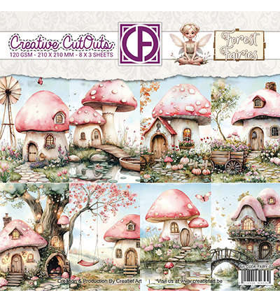 CCOA-FAIRY-02 - Paddenstoelhuisjes Forest Fairies