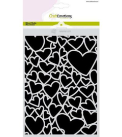 185070/1271 Craft Emotions Mask Stencil Love Puns Harten A5