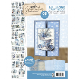 BBCB10003 Berries Beauties All in one Craft Boek 3 - Blue Christmas