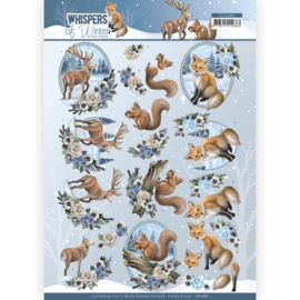 CD11861 3D vel A4 - Whispers of Winter-  Amy Design
