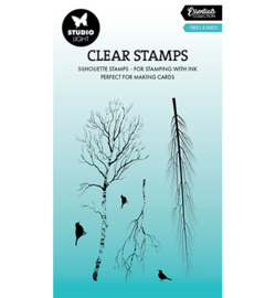 SL-ES-STAMP703 - Trees & Birds Essentials nr.703