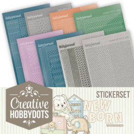 CHSTS011 Stickers bij Creative Hobbydots - New Born - Yvonne Creations