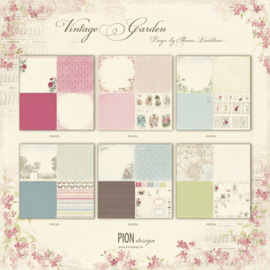 PD3701 Scrappapier - Vintage Garden - Pion