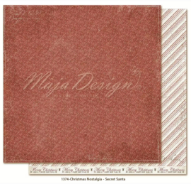 1374 Scrappapier Dubbelzijdig - Christmas Nostalgia - Maja Design - PAKKETPOST!