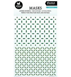 SL-ES-MASK178 - Leaves pattern Essentials nr.178