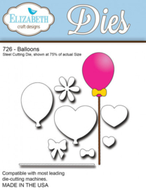 726 Snijmal Baloons - Elizabeth Craft Design