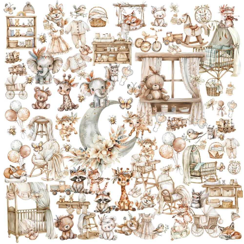 JLD-31744 49 And Market Laser Cut Outs - Little Dreamer