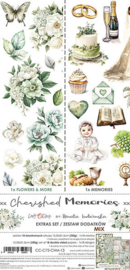CC-C72-CHM-13 Craft O Clock Extras Set Mix 15x30 cm Cherished Memories
