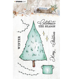 STAMPWC489  Clear stempel - Winter Charm - Studio Light